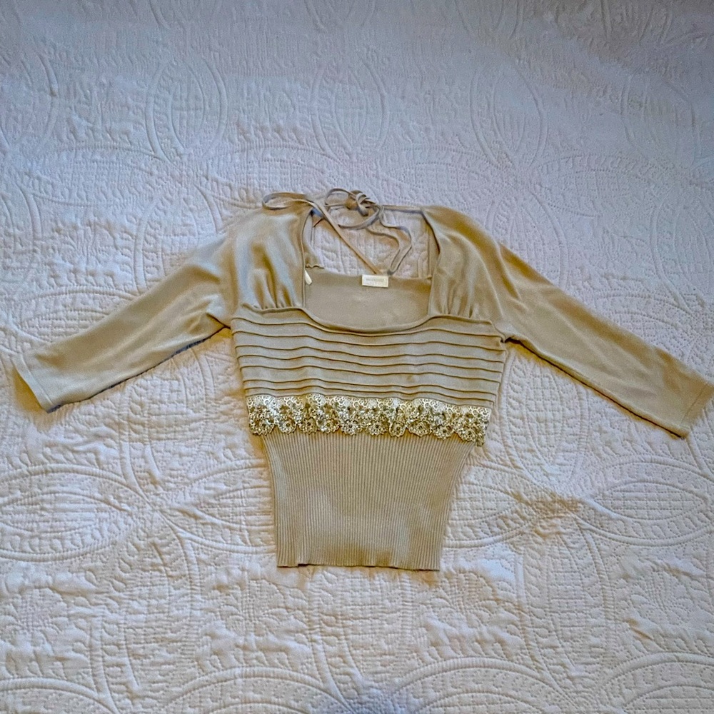 Valentino crop sweater. Excellent condition.